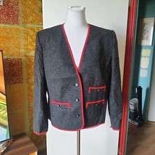 Vintage grauer blazer, roter