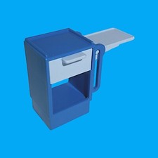 Playmobil - Nachttisch - Krankenhaus - blau / hellblau - aus 6660