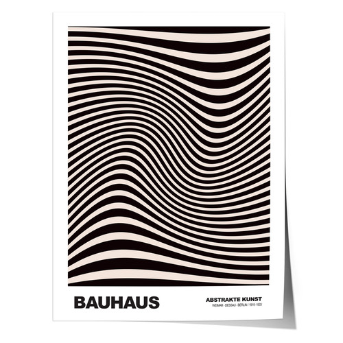 Poster bauhaus abstrakte kunst - bauhaus,