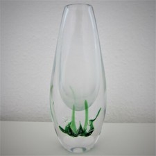 Scandinavien Design Vase Vicke Lindstrand  " Seaweed " Kosta Sweden 60's signed