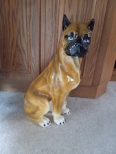 Vintage keramik hund figur - vintage,
