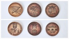 3er‑Set Hamburg Medaillen