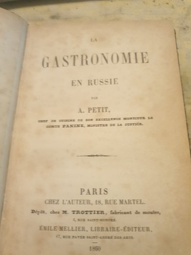 Petit gastronomie en - a.,