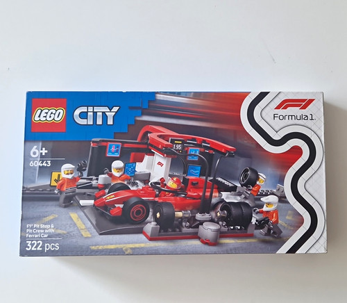 Lego city 60443 - lego, boxenstopp