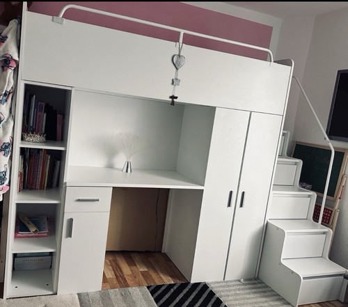 Hochbett kinderbett mit - hochbett,