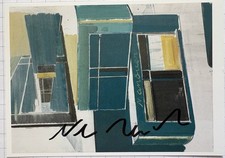 Neo Rauch signiert Kunst Karte original signed autograph Signatur Autogramm
