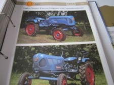 Traktor Lanz  Diesel Kleinschlepper Fremdmotoren 1955 Datenblatt 26 