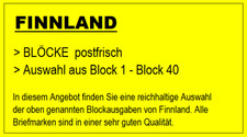 FINNLAND Auswahl diverser