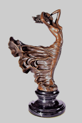 Bronze tänzerin art deco - bronze,
