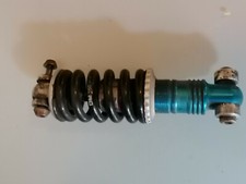  gebrauchter rahmendämpfer  marke DNM  länge 165mm , blau-silber-schwarz