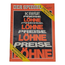 Der Spiegel 22. November 1971 Nr. 48 25. Jahrgang Krise Preise Löhne