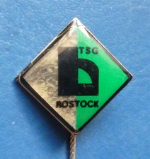 DDR-Sport, Fußballnadel, TSG Bau Rostock,  DDR Liga, Tampondruck