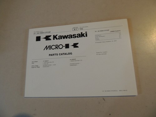 Parts catalog kawasaki 900 - catalog, vn