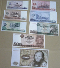 Mark DDR Geld  5,10,20,50