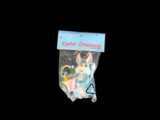 Vintage Oster Anhänger - Osterhase / Hase Ostern - 7 cm - 1990er Kunststoff