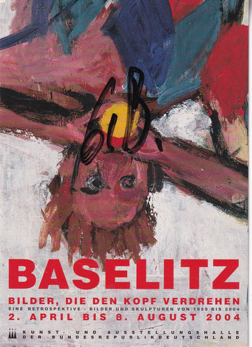 Autogramm kpk georg baselitz - -,