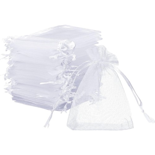 Organza säckchen weiß - organza,