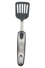 FACKELMANN Pfannenwender gelocht Schwarz Metall Kunststoff Küchenhelfer Spatel