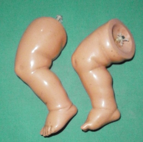 Antike zelluloid beine - zelluloid,