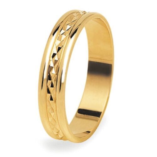 Gelbgold ring oder weiß - gelbgold, 18k