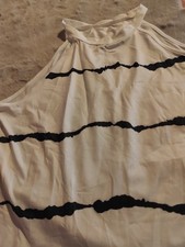 T-Shirt 2xl Weiss Schwarz Zebra