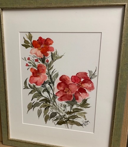 Aquarell blumenmotiv vintage - aquarell,