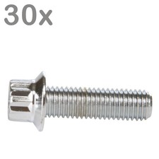 30  Felgenschrauben M7x24 Stahl verchromt für BBS Rial Schmidt O.Z. Dynatech Car