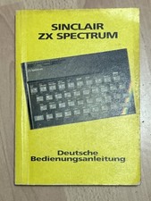 Buch Sinclair ZX Spectrum - Deutsche Bedienungsanleitung