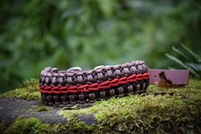 Paracord Halsband mit Biothane