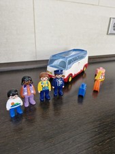 Playmobil Reisebus Shuttel Airport mit Personen + Gepäck Zustand neuwertig 