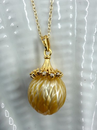 Golden south sea perle dragon - golden,