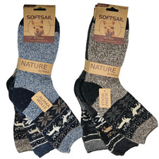 3 Paar Alpaka Socken Herren