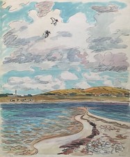 Aquarell karl adser - adser, 1912-1995