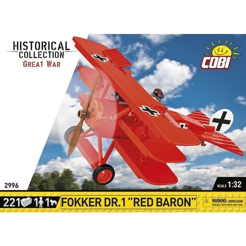 Cobi 2996 fokker red - cobi,
