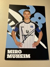 Hamburger SV HSV Autogrammkarte Miro Muheim Handsigniert