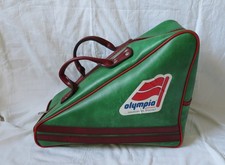 Grüne Sporttasche vintage retro 60er 70er knallgrün schräg dreieckig