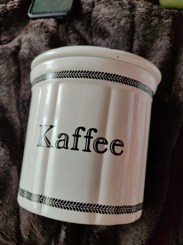 Kaffee dose weiss - dose,