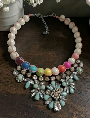 Kette kunststoff perlen - ,