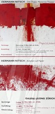 Hermann NITSCH, Galerie Lelong