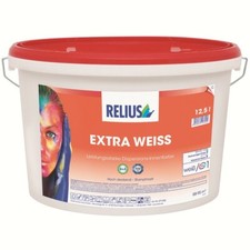 Relius Extra Weiss - hochdeckende, leistungsstarke Dispersions-Innenfarbe