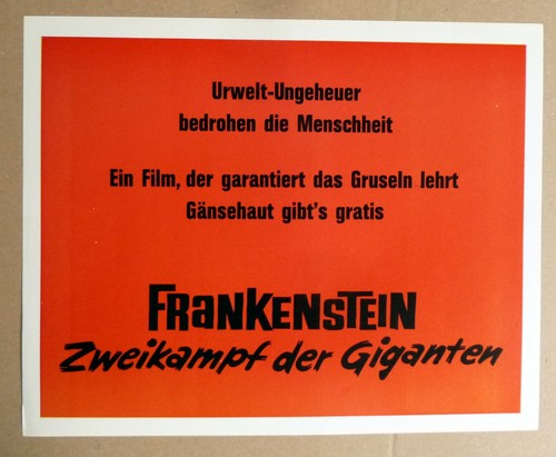 Frankenstein zweikampf der - frankenstein,