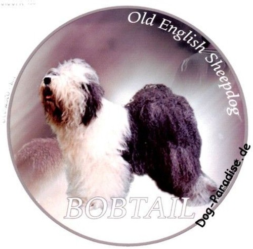 Aufkleber motiv bobtail - bobtail, /