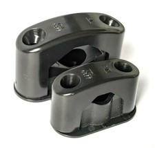 50 Stück Kabelschellen Kabelklemmen DDR TGL 4877 LOFT SCHWARZ WEIß ROT BLAU