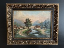 Antik Gemälde Ölbild