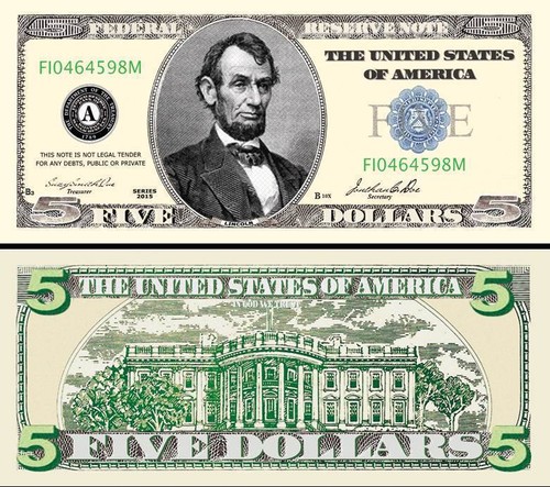 Lincoln gedenk banknote - lincoln,