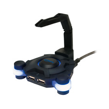 USB Hub 4 Ports Verteiler Port Adapter Gaming PC Carbon Optik Maus Kabelführung