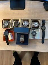 Schöne Sammlung Fossil Herren  Uhren, 1Casio. 1 Manguun und eine Festina Uhr