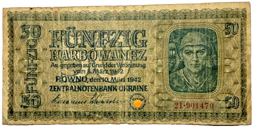 Karbowanez 1942 ukraine - 50,