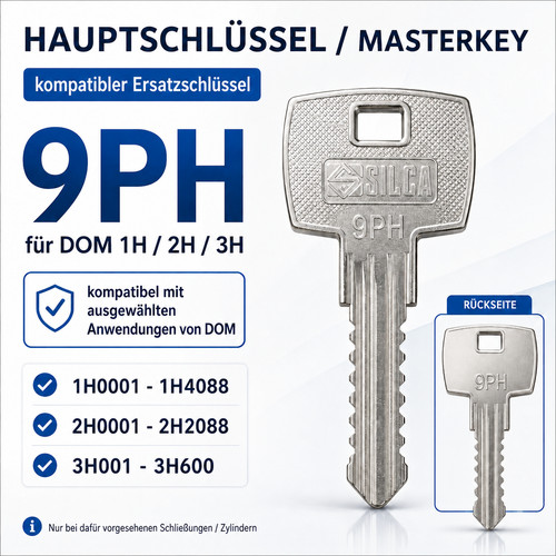 Dom hauptschlüssel 9ph - dom,