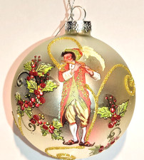 MARK ROBERTS "Weihnachtskugel-Glas champagner Ø 10 cm Nostalgie Nr. 11 Musiker